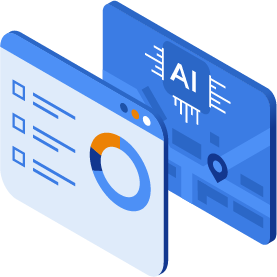AIによるデータ解析のイメージ